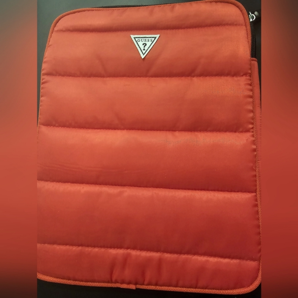 GUESS Red Ipad/Laptop Bag